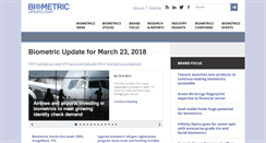 Desktop Screenshot of biometricupdate.com